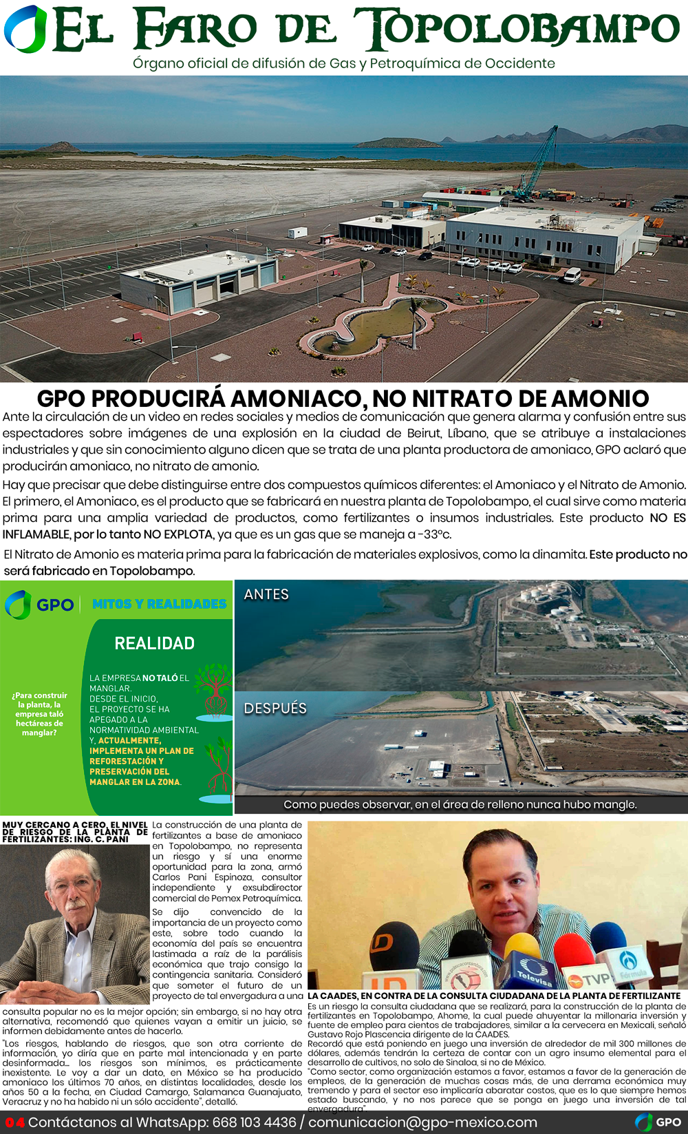 GPO - El Faro de Topolobampo - A - Español - Agosto 2020
